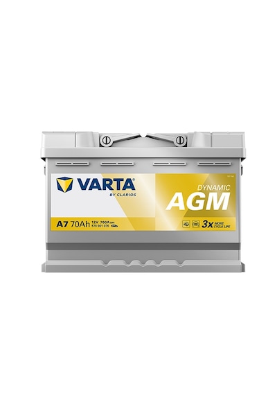Varta A7 12v 70ah 760a Dynamıc Start Stop Agm Akü Üretim Tarihi:2025