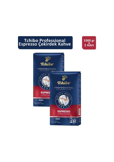 Professional Espresso Çekirdek Kahve 1 Kg X 2 Adet