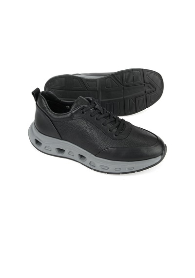 Ziya, Erkek Hakiki Deri Sneaker 1611053z1801 Siyah 1611053z1801 000