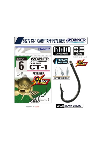 Owner 53272 Ct-1 Carp Taff Flylıner6