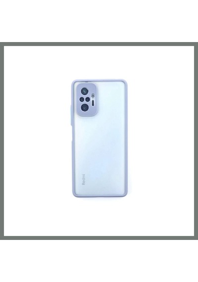 Bezos Redmi Note 10 Pro Uyumlu Kılıf Montreal Silikon Kapak - Gri Mmbz