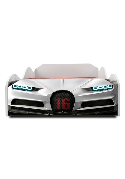 Bugattı - S1 - Arabalı Yatak - Araba Karyola , Beyaz Tek Kişilik Bugattı - S1 - Arabalı Yatak - Araba Karyola , Beyaz Tek Kişilik