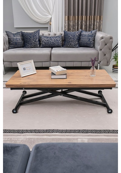 Home Üst Tabla Mdf Efesçam Oval Köşe Alt Ayak Siyah