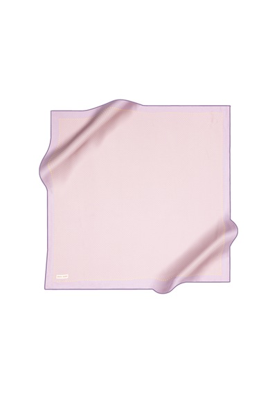 Pierre Cardin Lila 90x90 İpek Tivil Eşarp Pembe pembe