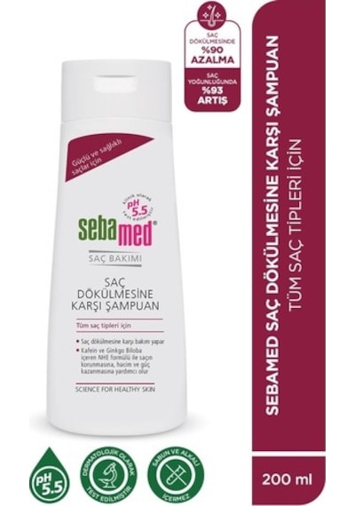 Sebamed Saç Dökülmesine Karşı Şampuan Dökülme Önleyici Etki 200 Ml Tüm Saç Tipleri İçin