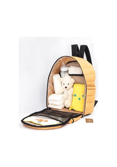 Babymol Selimiye Anne Bebek Bakım Çantası - Sarı Standart Sarı