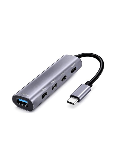 Type-c Hub Pd Usb 3.0 Usb-c 5 Port 60w Gri Hdx7895 Evimdeyokyok