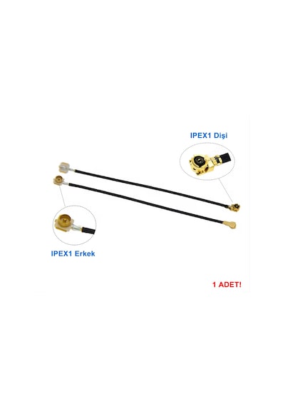 15cm Ipex1 Erkek İpex1 Dişi Rf Bağlantı Kablosu Altın Kaplama Rf Anten Mhf1 Ufl U.fl Mini Pcıe