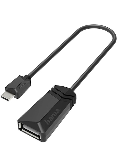 Hama Hm.200308 Adaptör Micro Usb Fiş - Usb A Soket