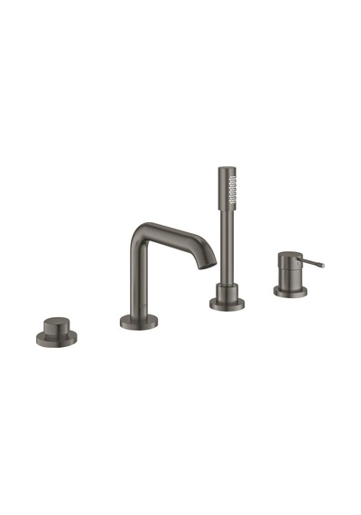 Grohe Essence Dört Delikli Küvet Bataryası 25251al1 Siyah