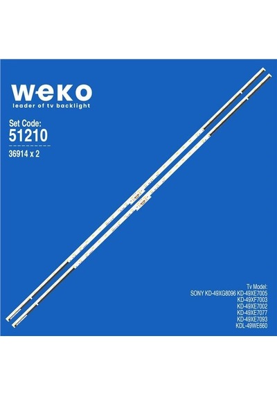 Sony Kd-49x7000g 49'' 2 Adet Tv Led Bar Tvnizin İçindeki Led Barla Aynısı Olduğunu Görmeden Almayınız. Led Bar Ürünlerinde Paket Açıldığında İade Kabul Edilmemektedir.