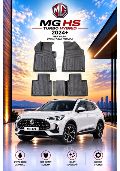 Mg Hs 2024+ Aracınıza Özel Üretim Havuzlu Paspas Takımı A+ -mod-