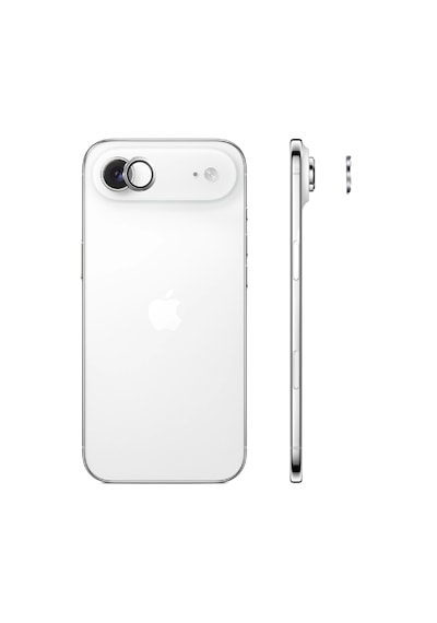 Safeus 9h+ Safir Temperli Kamera Lens Koruyucu, Apple Uyumlu iPhone 17 Air İle Pamuk Beyazı