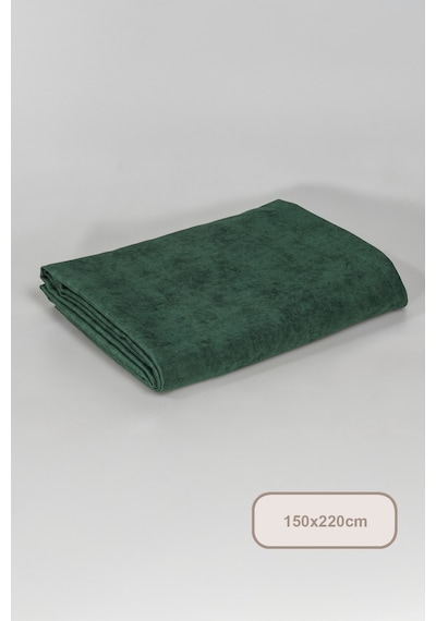 Elart Soft Kadife Masa Örtüsü Dikdörtgen 150x220 Cm Yeşil Yeşil