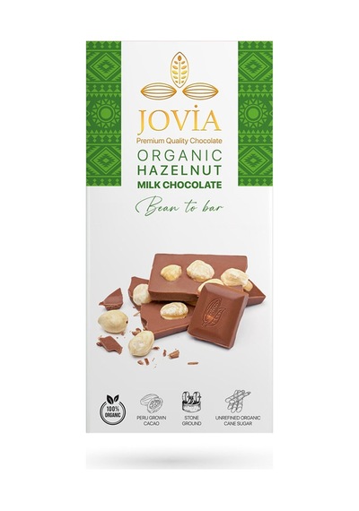 Jovia Organik Hazelnut Milk Çikolata 85 G - 2 Adet Tarı
