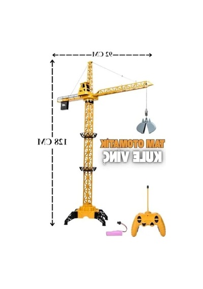Uzaktan Kumandalı Şarjlı Kule Vinç - 128 Cm