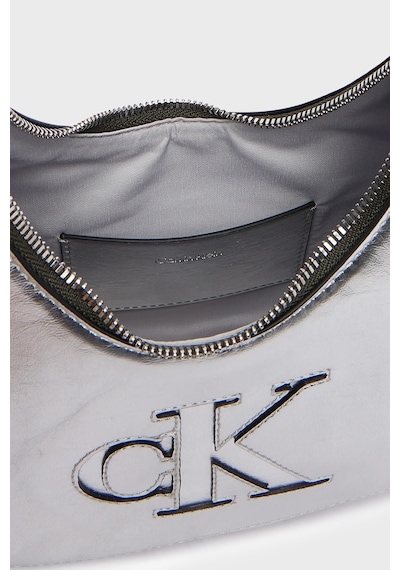 Calvin Klein Logolu Çıkarılabilir Askılı Çanta Lv04f3897g3jh Kadın Çanta Lv04f3897g 3jh Gümüş
