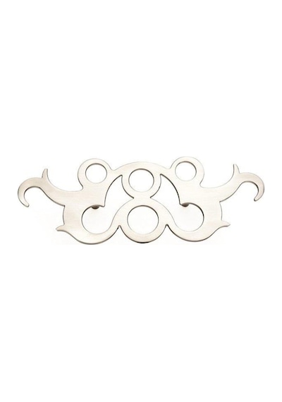 Gürçayhırdavat Desenli Lorenza Kulp Krom 64Mm
