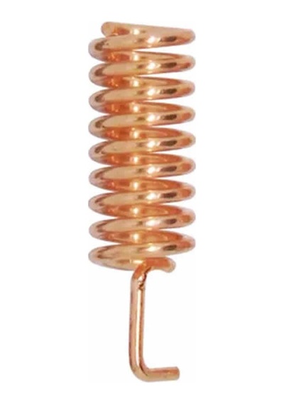 868mhz Helical Yay Anten 2.15dbi Kazanç Rf Haberleşme Kablosuz İletişim Lehimlenebilir Tip Bakır