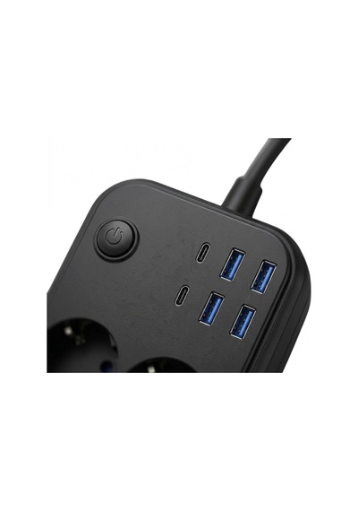 Akım Korumalı Çoklu Priz 4 Soket, 4 Usb Ve 2 Type-c Şarj Girişli Diğer