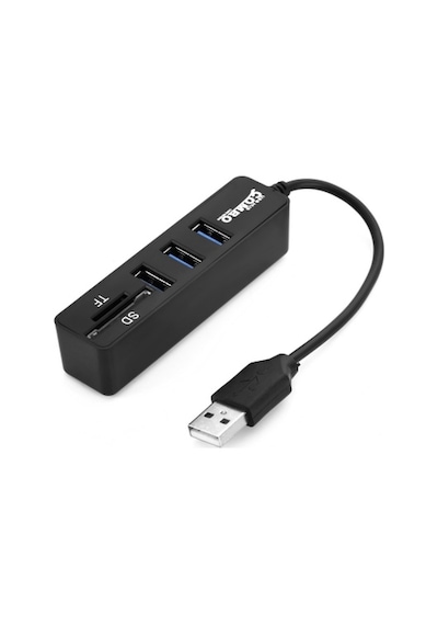 Triline Combo 3 Port Usb2.0 Hub Tf Sd Kart Okuyucu