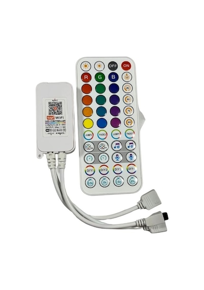 Doraled Tuya Destekli Wifi Kontrollü RGB Şerit Led Kontrol Cihazı 5-24V