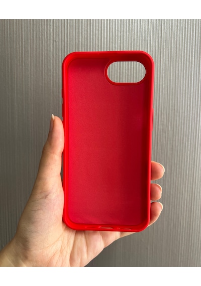 Apple Uyumlu iPhone 16e Logolu İçi Kadife Silikon Lansman Kılıf