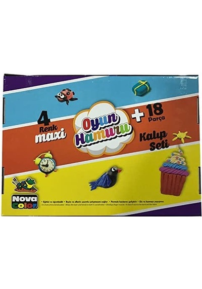 Nova Color Oyun Hamurlu Kalıp Seti 18 Parça Nc-851