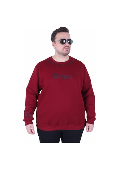 Moc Grande Mocgrande Büyük Beden Bisiklet Yaka 3ip Sweat Dream 25715 Murdum Mürdüm