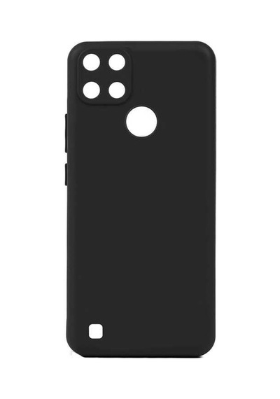 Zore Realme C21y Kılıf Omsy Biye Silikon - Siyah