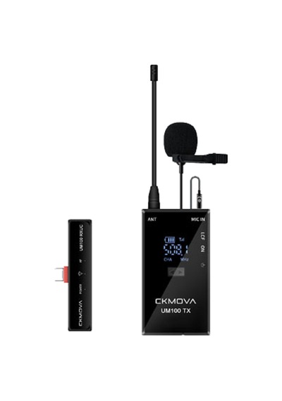 Ckmova Um100 Kit 3 Type C Girişli Kablosuz Yaka Mikrofon Seti