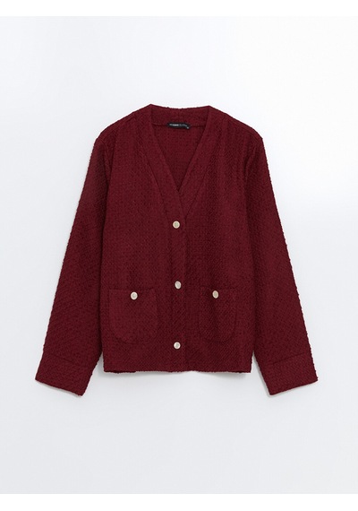 Lcwaıkıkı Classic Bordo Hırka