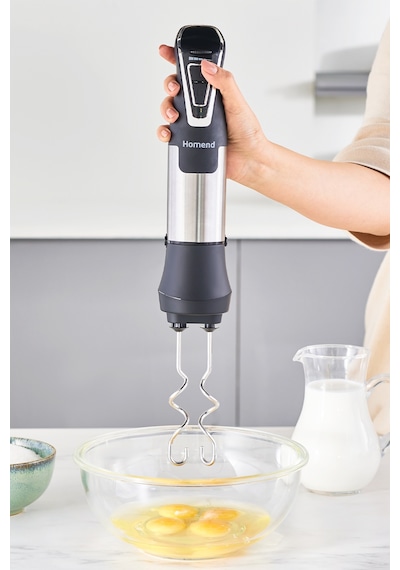 Homend Handmaid 1966h Inox Xlarge Hazneli, Çift Bıçaklı Blender Set