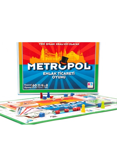 Ks Games Metropol Emlak Ticaret Kutu Oyunu