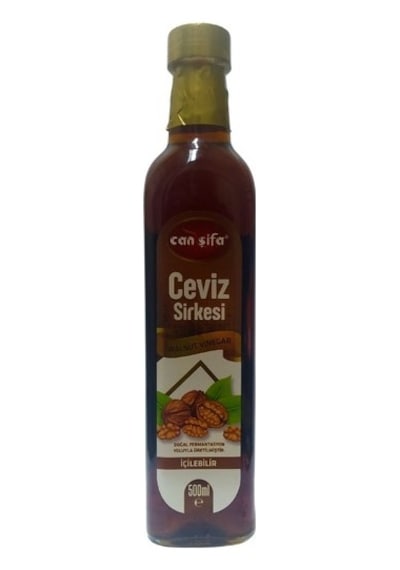 Can Şifa Doğal Fermantasyon Katkısız Ceviz Sirkesi Cam 500 ML