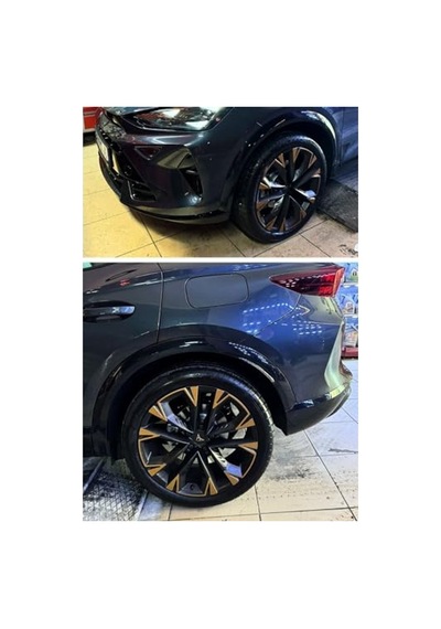 Cupra Formentor Vz İçin Jant Kaplama Sticker Seti, Uyumlu Abanoz