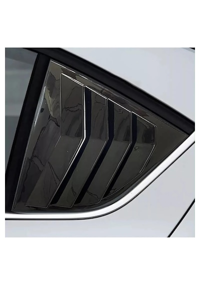 Skoda Octavia Mk3 Kebelek Cam Vizörü 2015-2020 Parlak Siyah