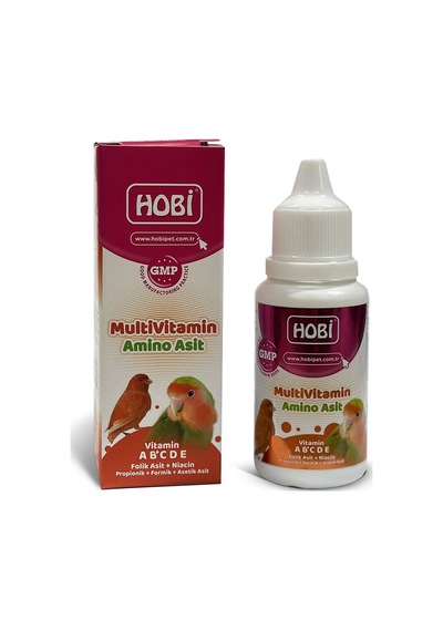 Hobi Kuşlar İçin Multivitamin Ve Aminoasit Takviyesi 30 ML
