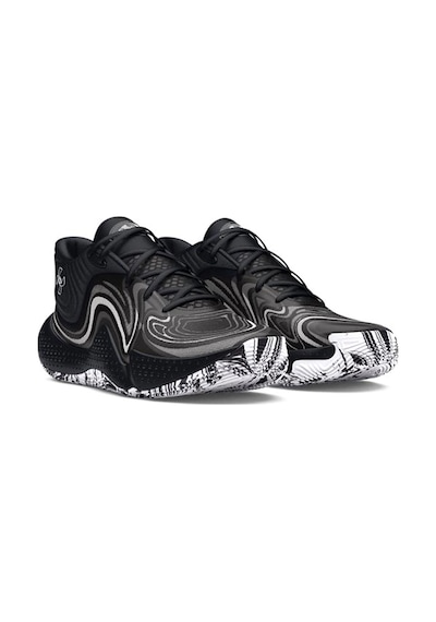 Under Armour Spawn 6 Mid Erkek Siyah Basketbol Ayakkabısı 3027647-001 Siyah