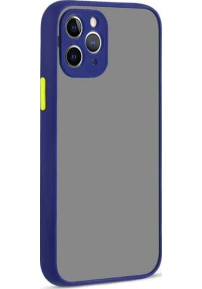 Apple Uyumlu iPhone 12 Pro Max Kılıf Zore Hux Düğme Ve Kapak Zıt Renk Kılıf