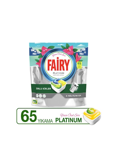 Fairy Platinum Özel Seri Bulaşık Makinesi Kapsülü 65 Tablet