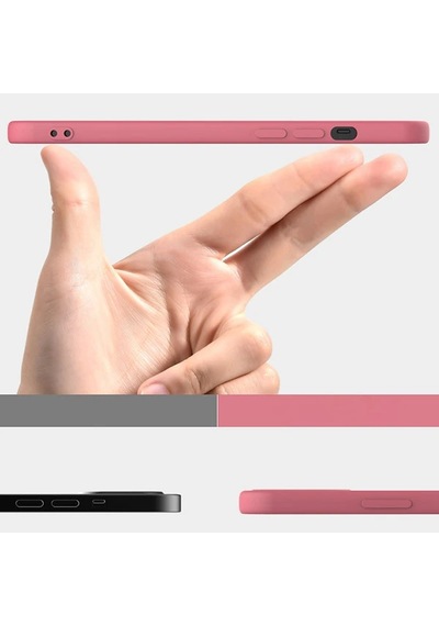 Hepsi iPhone Uyumlu 12 Mini 5.4 Lansman Kılıf İçi Kadife Soft Silikon Kılıf- 5775 Najmaddin Siyah