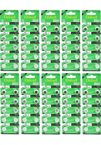 Oxford AG3 LR41 392A Düğme Pil 10 x 10'lu