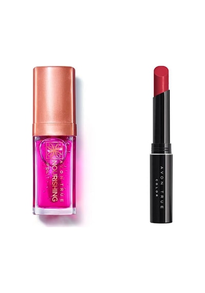 True Nourishing Dudak Yağı 7 Ml. Blossom Ve Avon Ultra Beauty Ruj Stylo Forever Pink 2li Set Standart