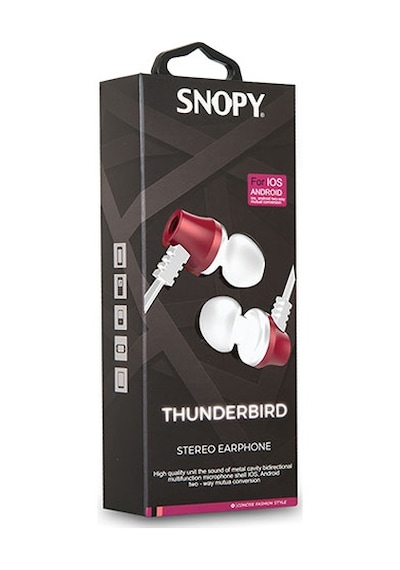 Snopy SN-J02 Thunderbird Mikrofonlu Kulak İçi Kulaklık