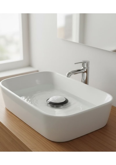 3 Adet Yeni Nesil Lavabo Küvet Tıkacı, Lavabo Banyo Gider Tıkacı, Pratik Koku Önleyici Çok Renkli