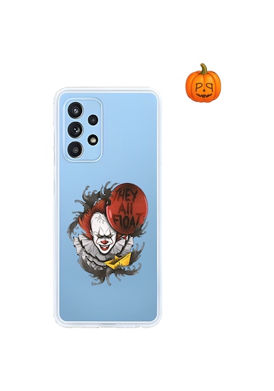 Dali Design Samsung Galaxy A52 Uyumlu Şeffaf Kılıf Horror 1 Tasarımlı