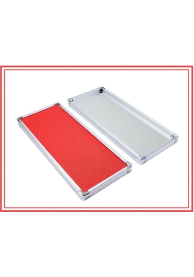 Mühürcüm Stampa Mürekkep Alüminyum Baskı Pedi İç 20cmx8cm Kırmızı