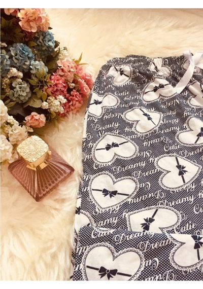 Cepsiz Yazlık Kadın Pijama Altı B9 Gri