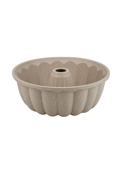 Thermoad Granit Döküm Sık Dilimli Kek Kalıbı 26 CM Vizon